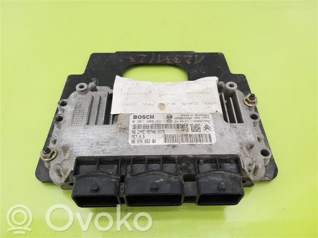 Citroen C4 I Engine control unit/module 