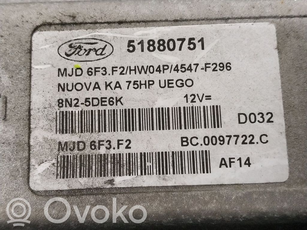 Ford Ka Unidad de control/módulo del motor 