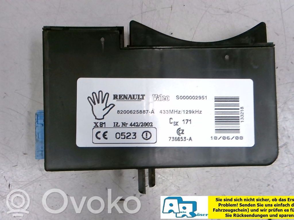 Renault Espace IV Turvatyynyn liukurenkaan sytytin (SRS-rengas) 