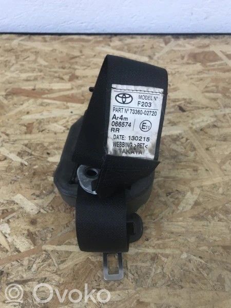 Toyota Auris 150 Sicherheitsgurt hinten 