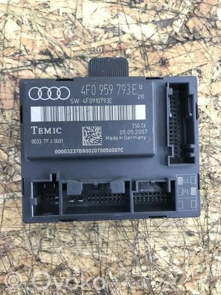 Audi A6 S6 C6 4F Durvju vadības bloks 