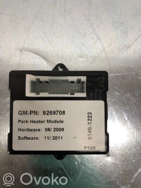 Opel Insignia A Auxiliary heating control unit/module 