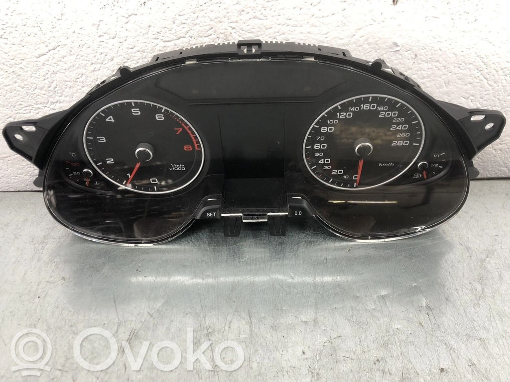 Audi A4 S4 B8 8K Tachimetro (quadro strumenti) 