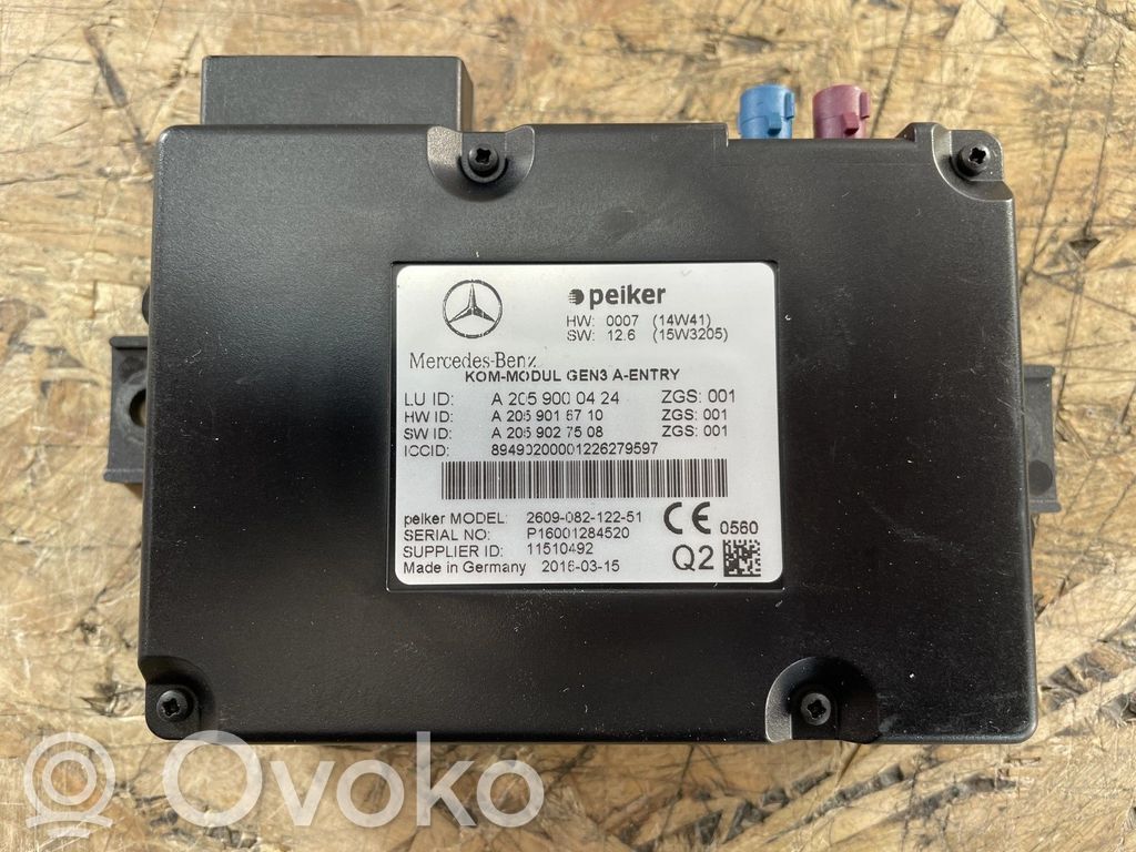 Mercedes-Benz E W212 Centralina/modulo bluetooth 