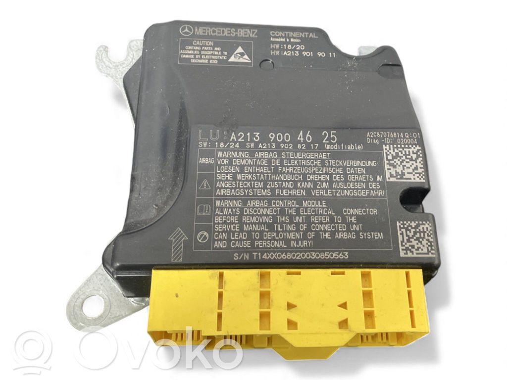 Sterownik / Moduł Airbag   A2139004625,269663