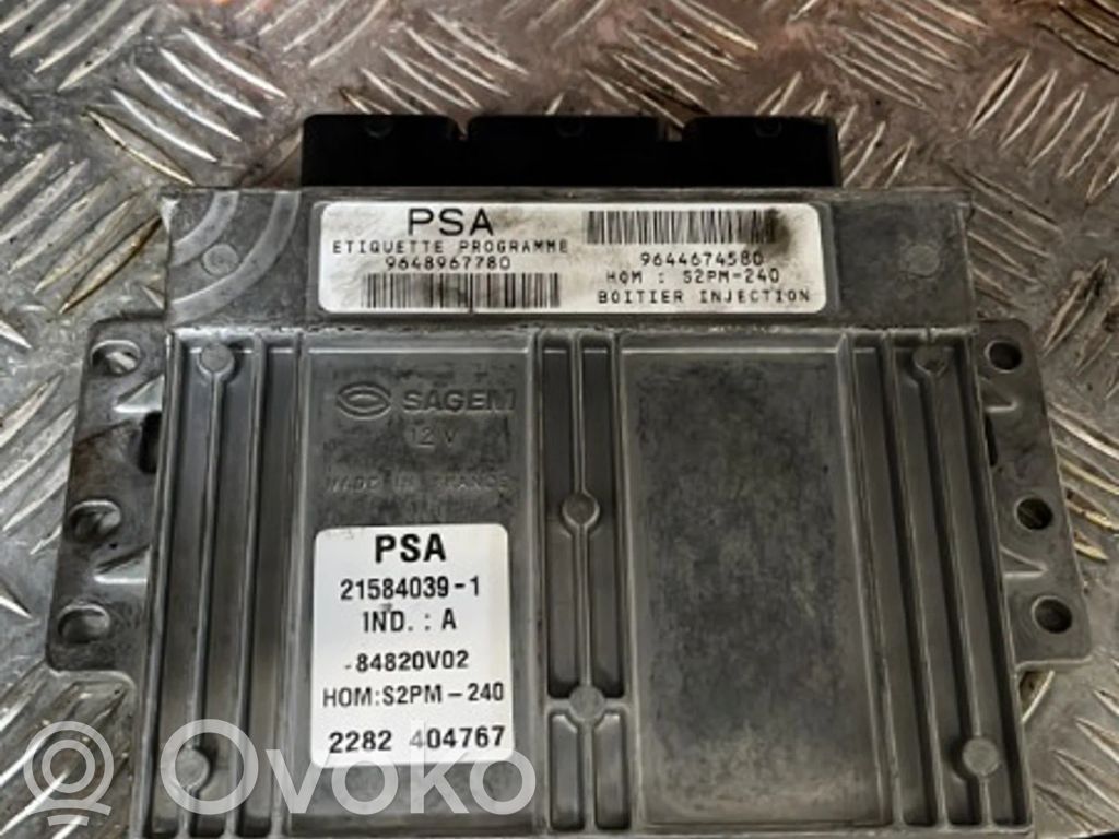 Citroen C5 Engine control unit/module 