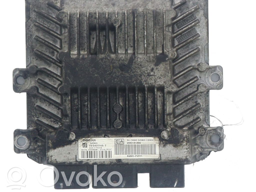 Peugeot 107 Engine control unit/module 