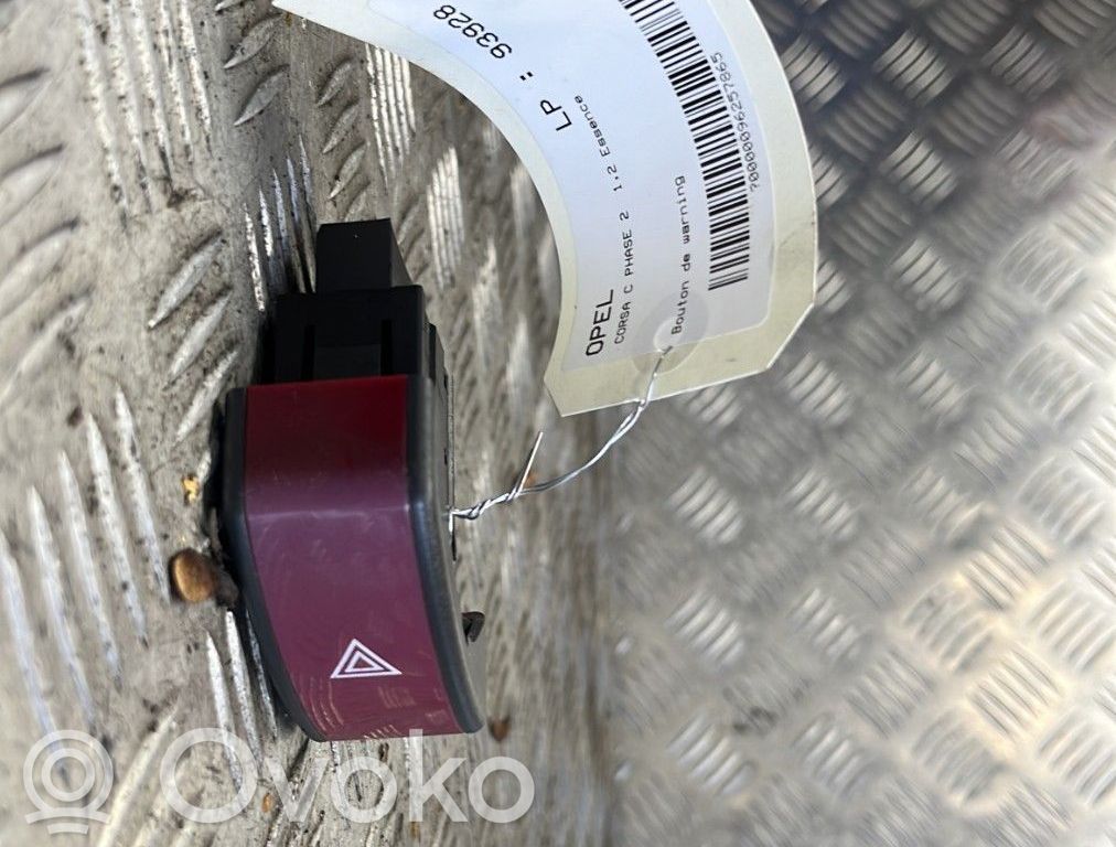 Opel Corsa C Hazard light switch 