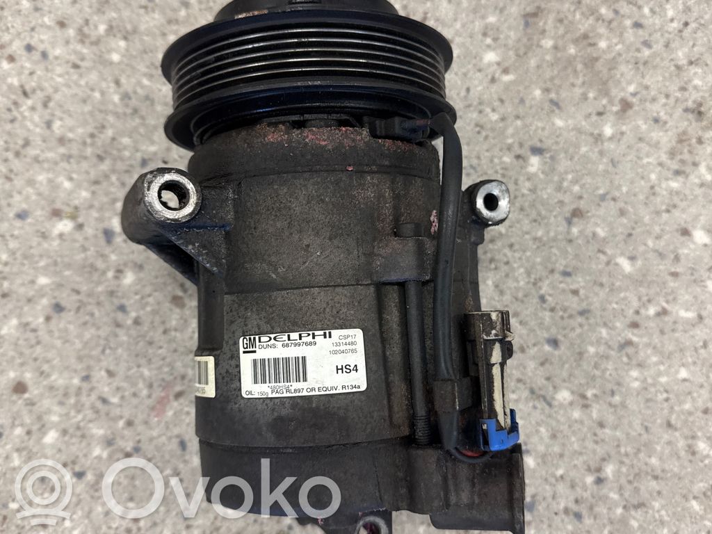 Opel Insignia A Air conditioning (A/C) compressor (pump) 