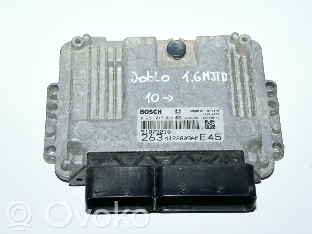 Fiat Doblo Engine control unit/module 