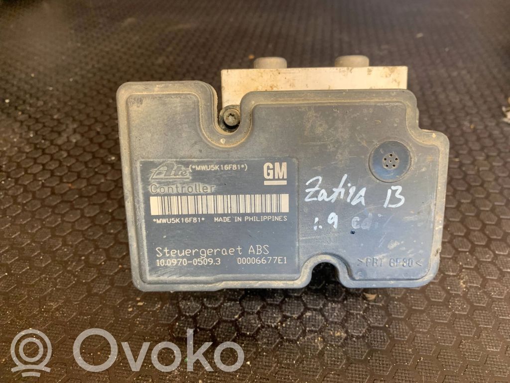 Opel Zafira B ABS-pumppu 