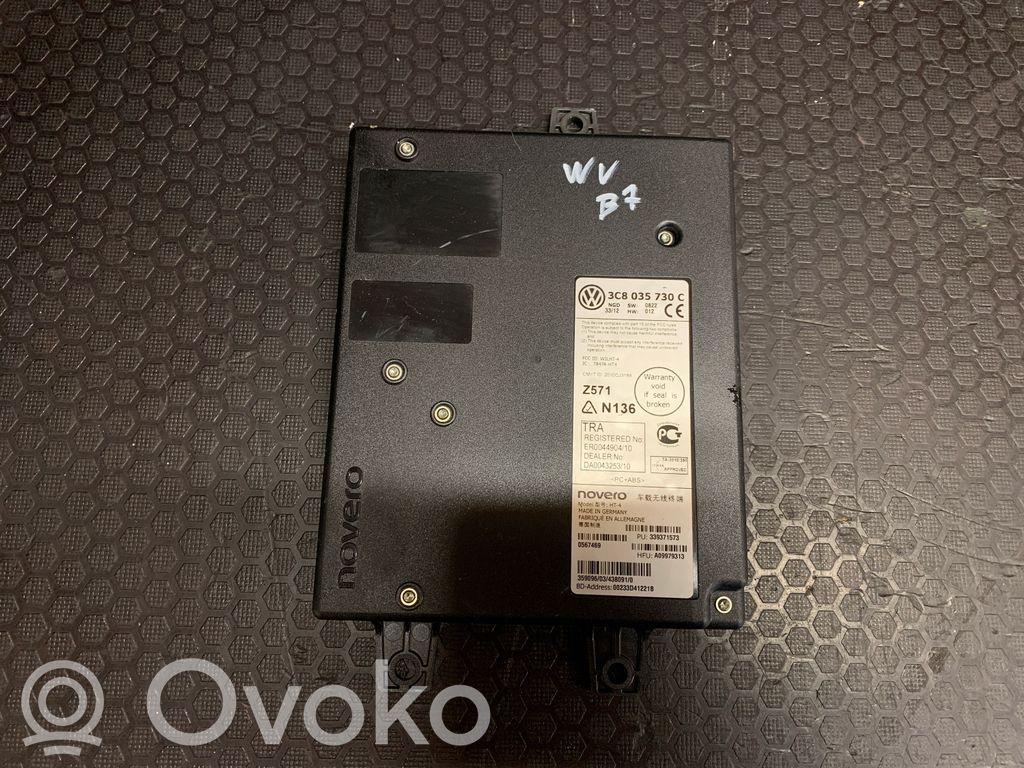 Volkswagen PASSAT B7 Moduł / Sterownik Bluetooth 