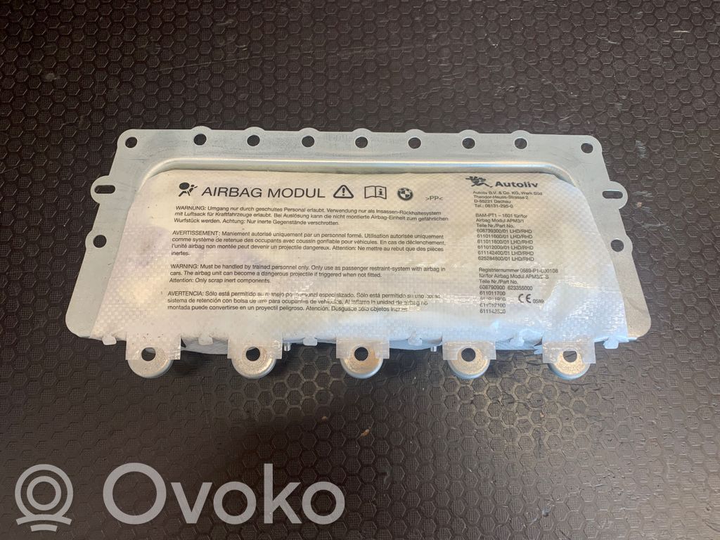 BMW 5 F10 F11 Poduszka powietrzna Airbag pasażera 