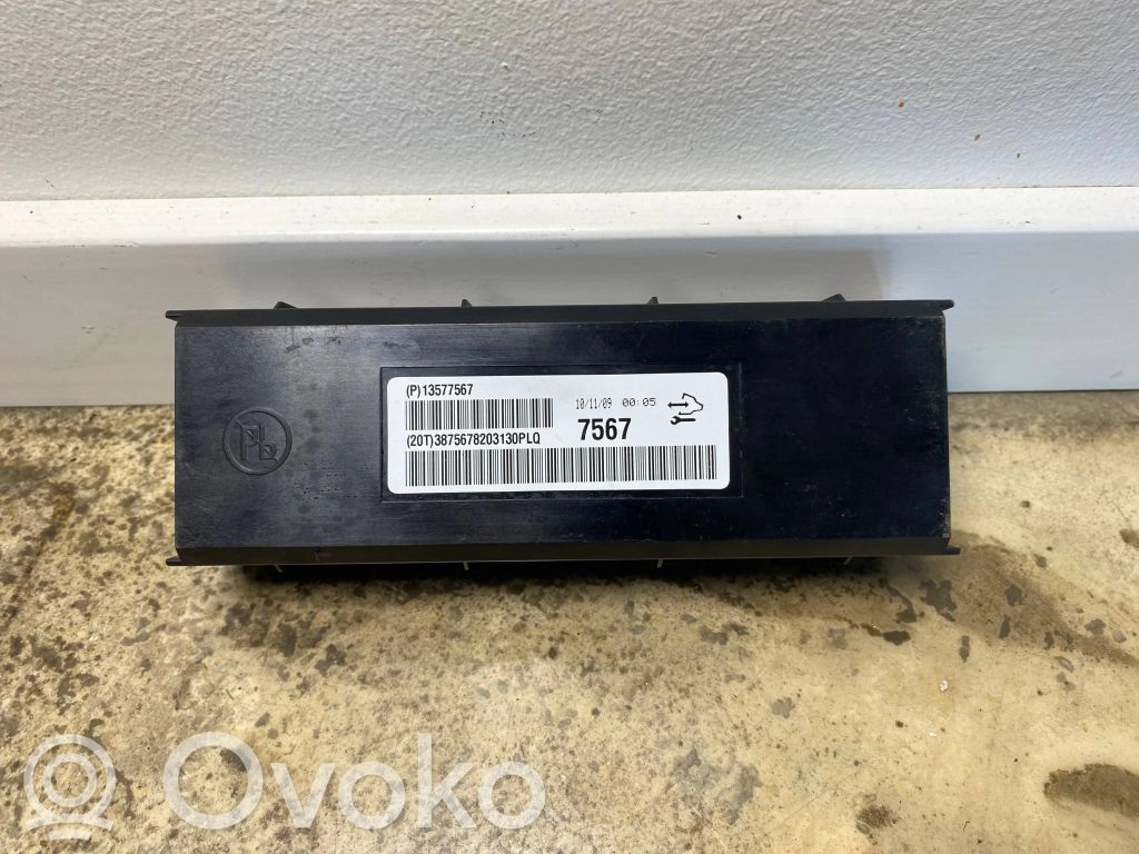 Opel Insignia A Air conditioning/heating control unit 