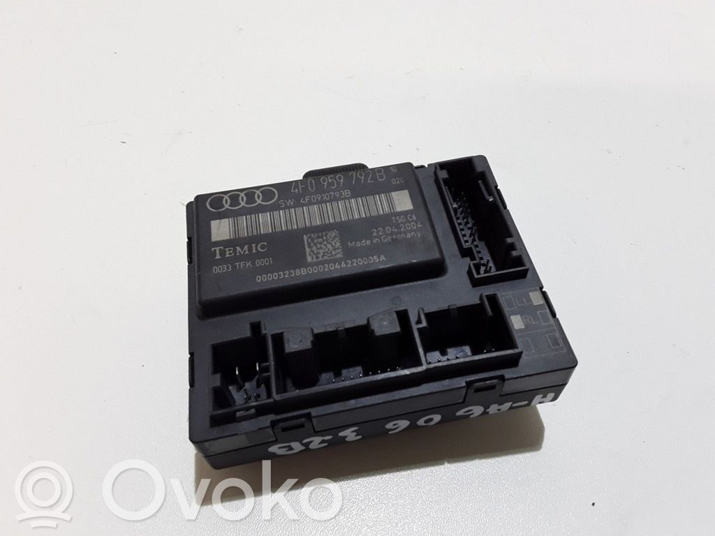 Unidad de control/módulo de la puerta   4F0959792B,4F0910793B