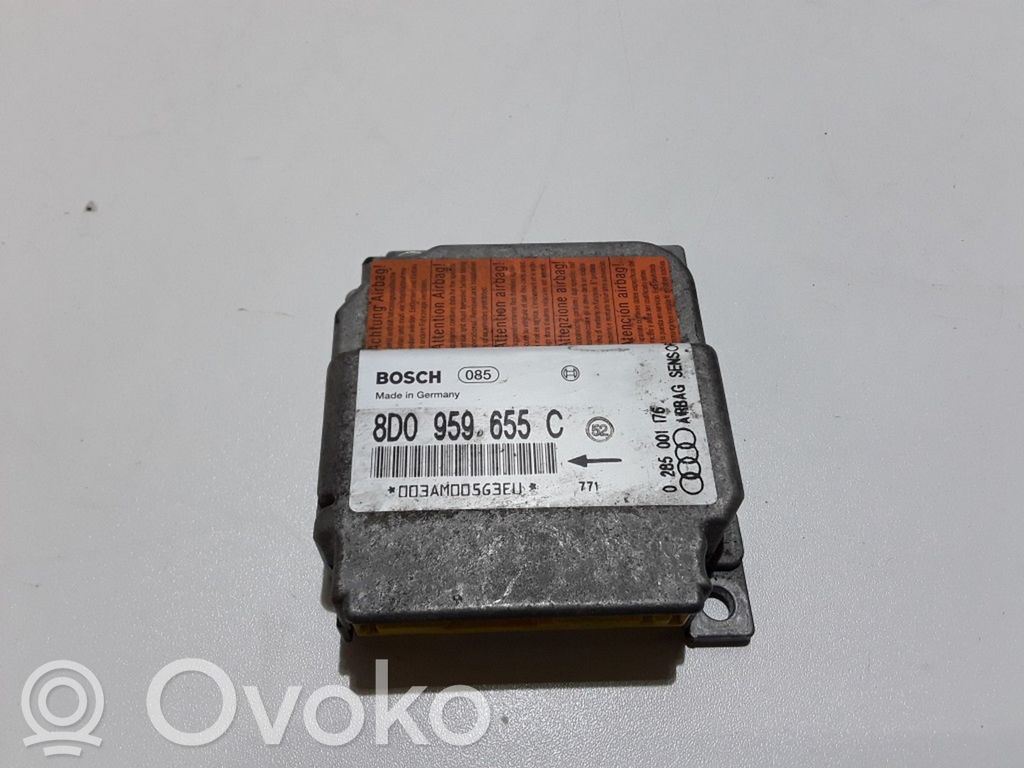Airbag control unit/module   8D0959655C,0285001176