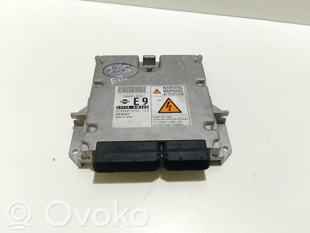 Engine control unit/module   2758003153,23710AW42A