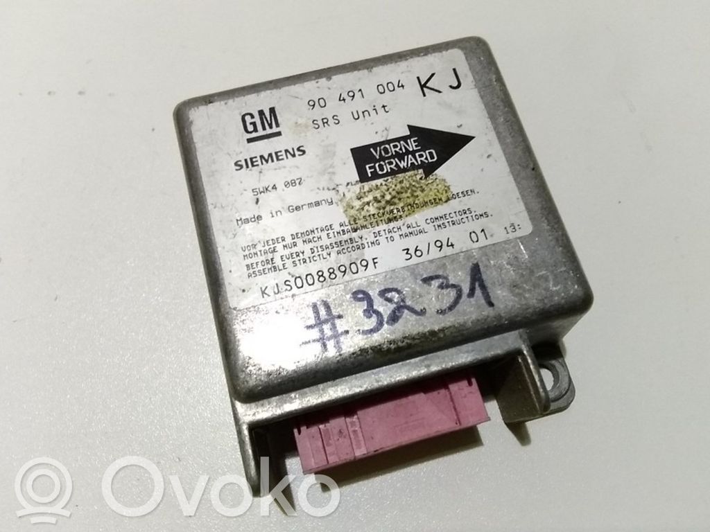 Airbag control unit/module   90491004,5WK4087