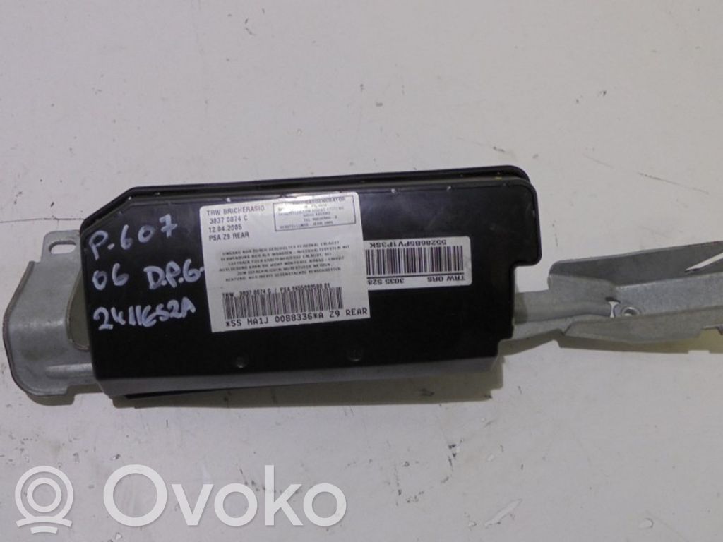 Peugeot 607 Poduszka powietrzna Airbag fotela 