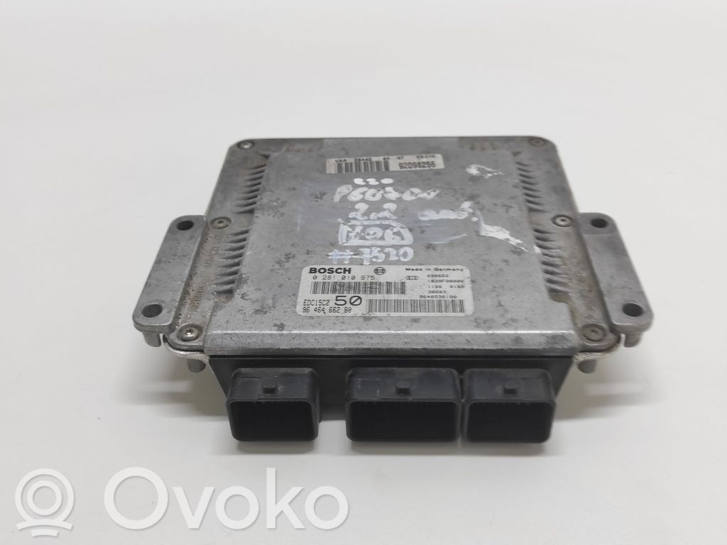 Peugeot 607 Engine control unit/module 