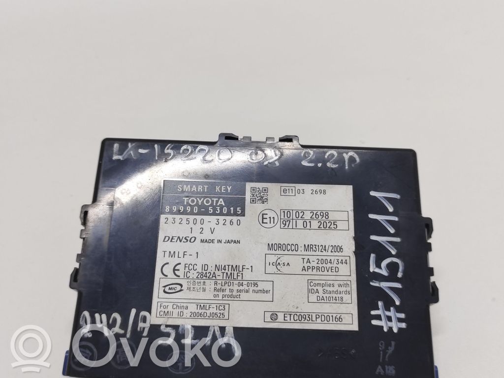Moduł / Sterownik systemu uruchamiania bezkluczykowego   8999053015,2325003260