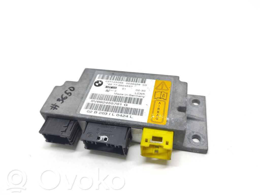 BMW 7 E65 E66 Module de contrôle airbag 