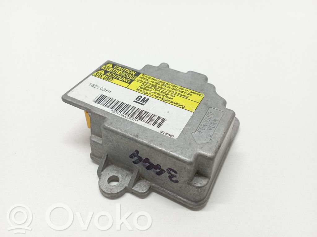 Opel Sintra Airbag control unit/module 