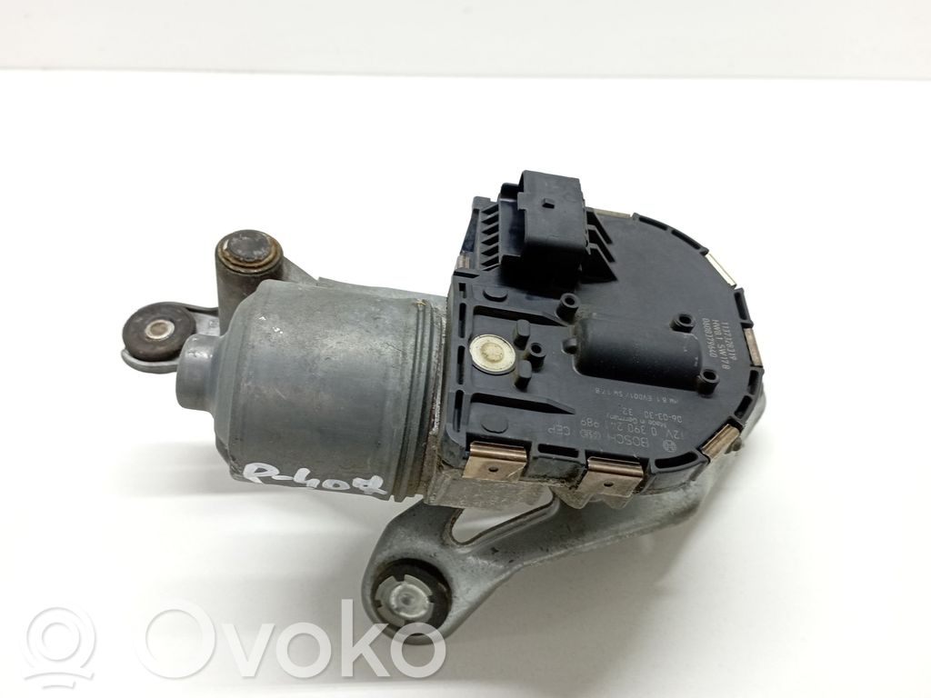 Peugeot 407 Front wiper linkage and motor 