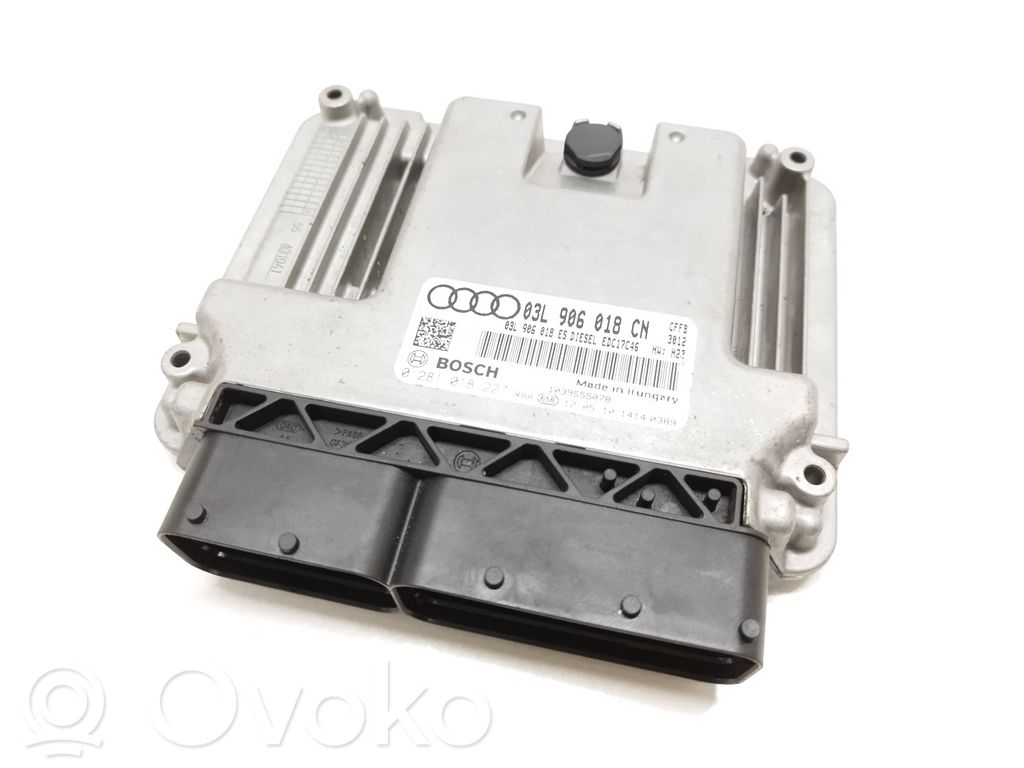 Engine control unit/module   03L906018CN,0281018227,03L906018ES,1039S55078