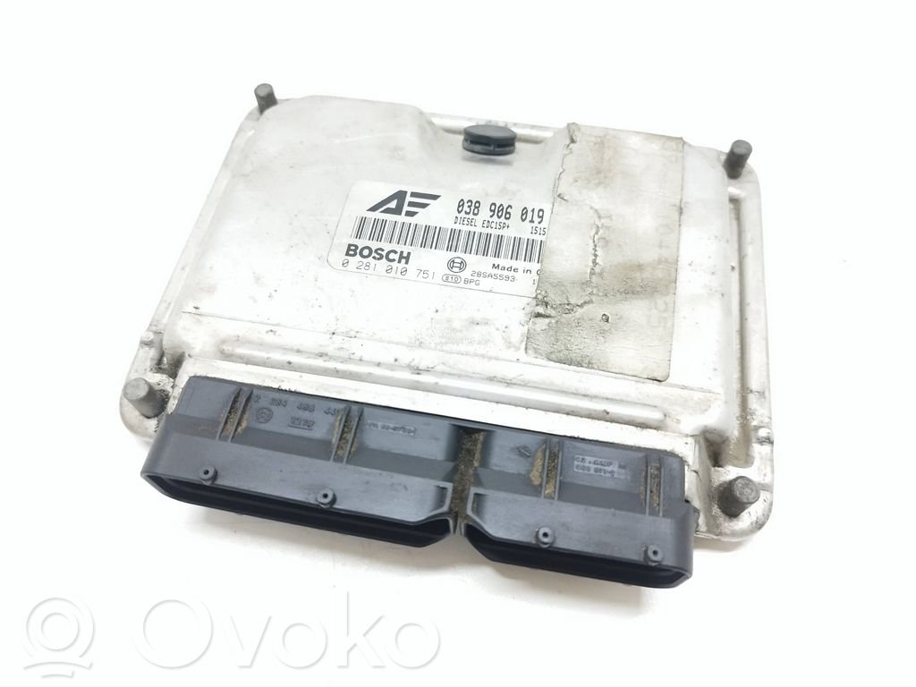 Engine control unit/module   038906019,0281010751,28SA5593
