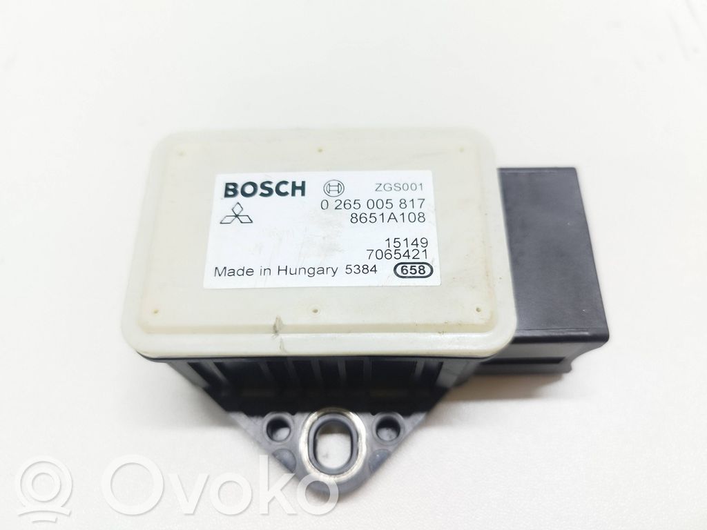 Peugeot iOn ESP acceleration yaw rate sensor 