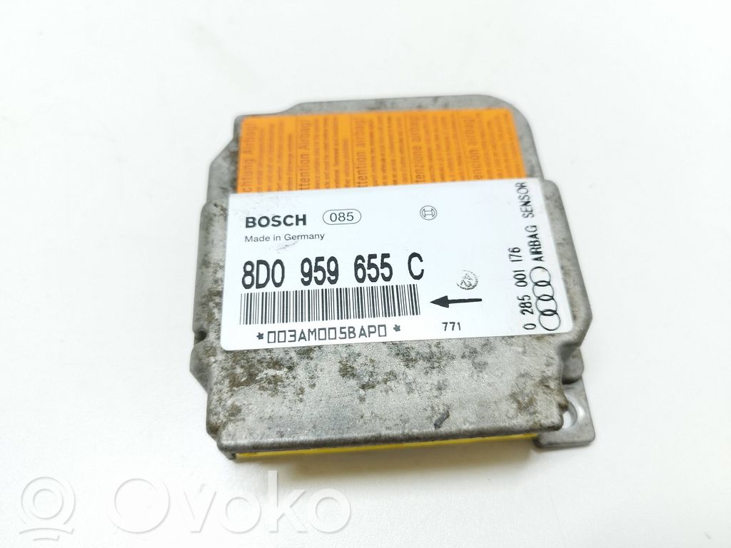 Airbag control unit/module   8D0959655C,0285001176