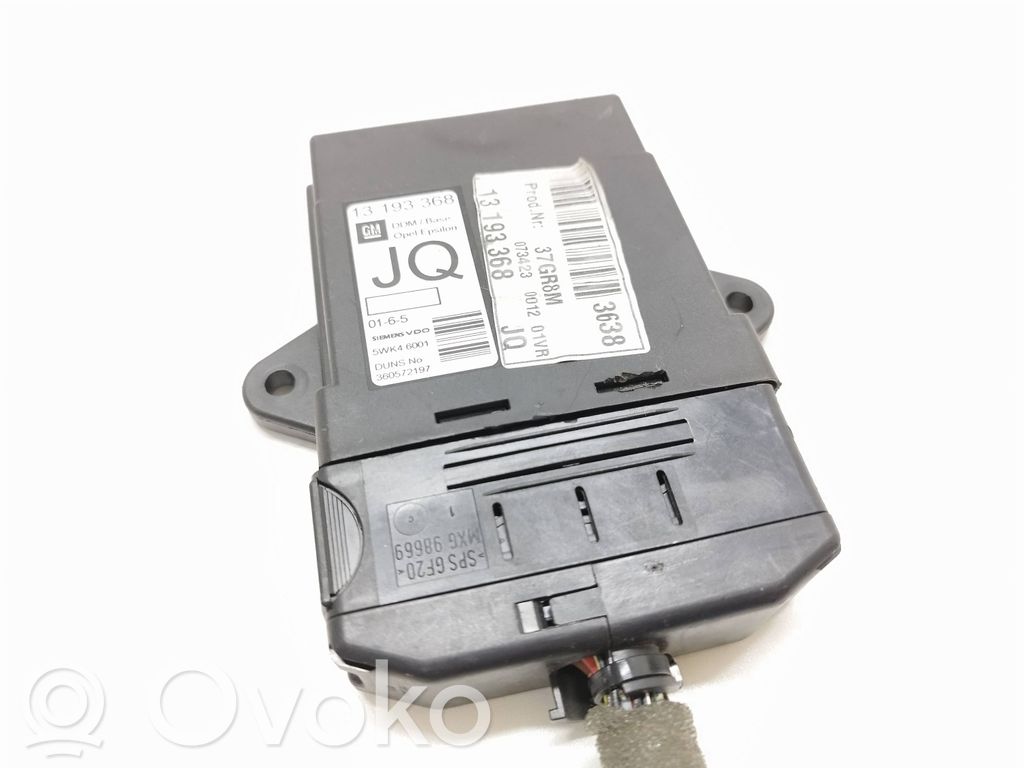 Unitate/modul comandă uși   13193368,360572197,5WK46001,073423,37GR8M