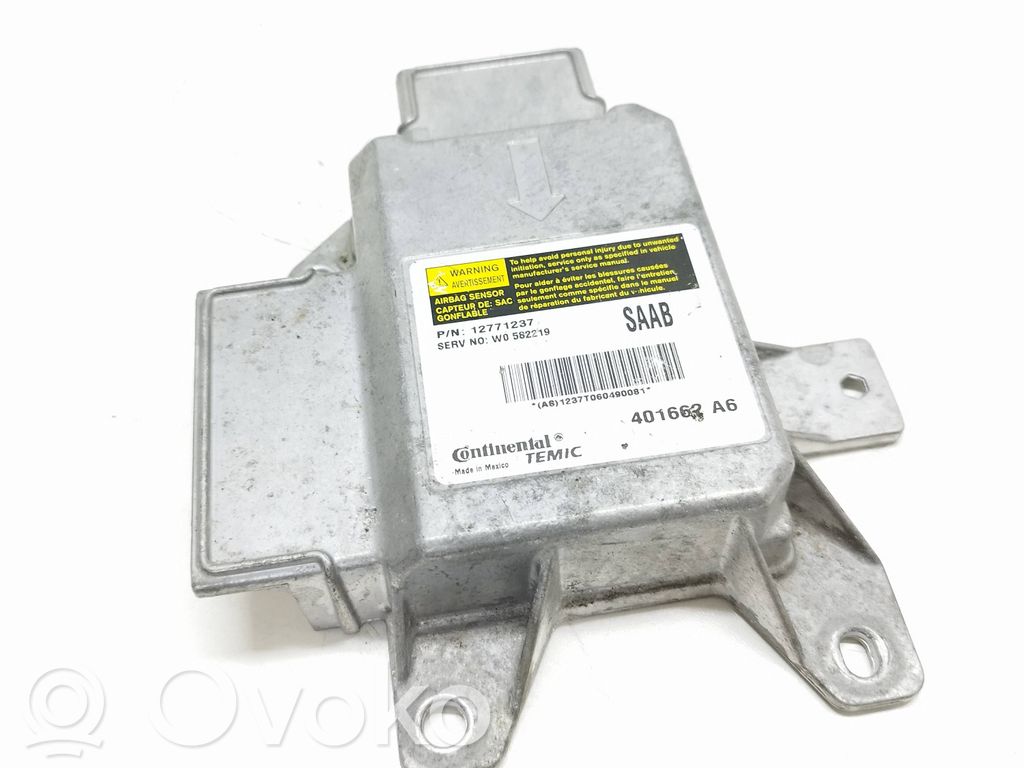 Airbag control unit/module   12771237,401662A6,W0582219