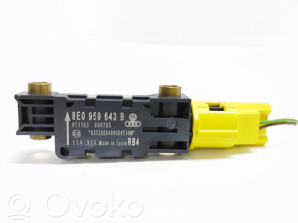 Audi A4 S4 B7 8E 8H Oro pagalvių smūgio daviklis 