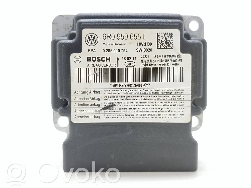 Skoda Fabia Mk2 (5J) Centralina/modulo airbag