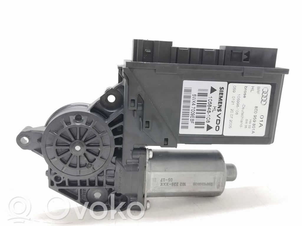 Audi A4 S4 B7 8E 8H Motorino alzacristalli della portiera posteriore