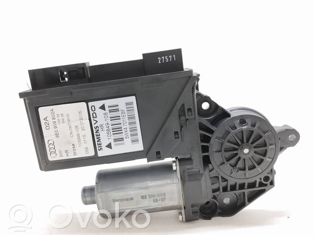 Audi A4 S4 B7 8E 8H Motor macara geam ușă spate 