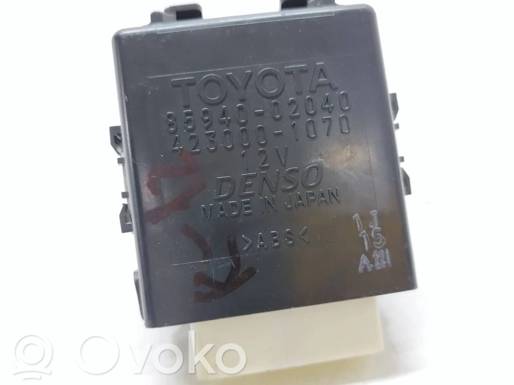 Toyota Auris 150 Relè tergicristallo