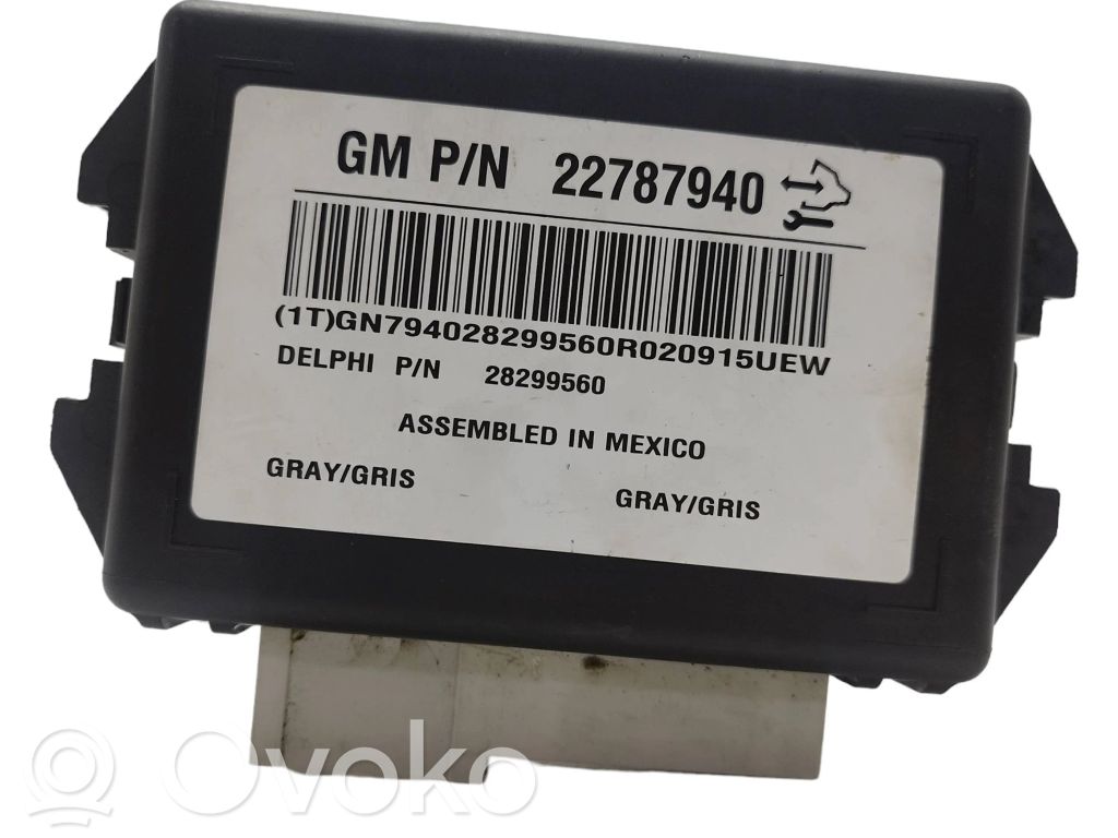 Otras unidades de control/módulos   22787940,28299560