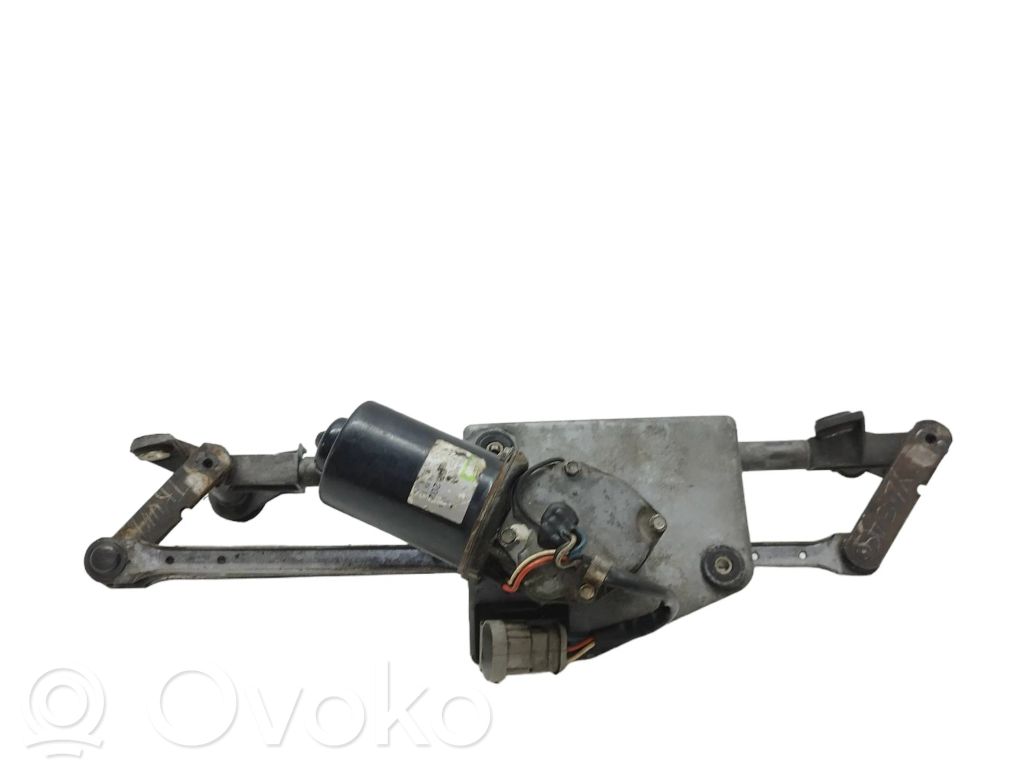 Front wiper linkage and motor