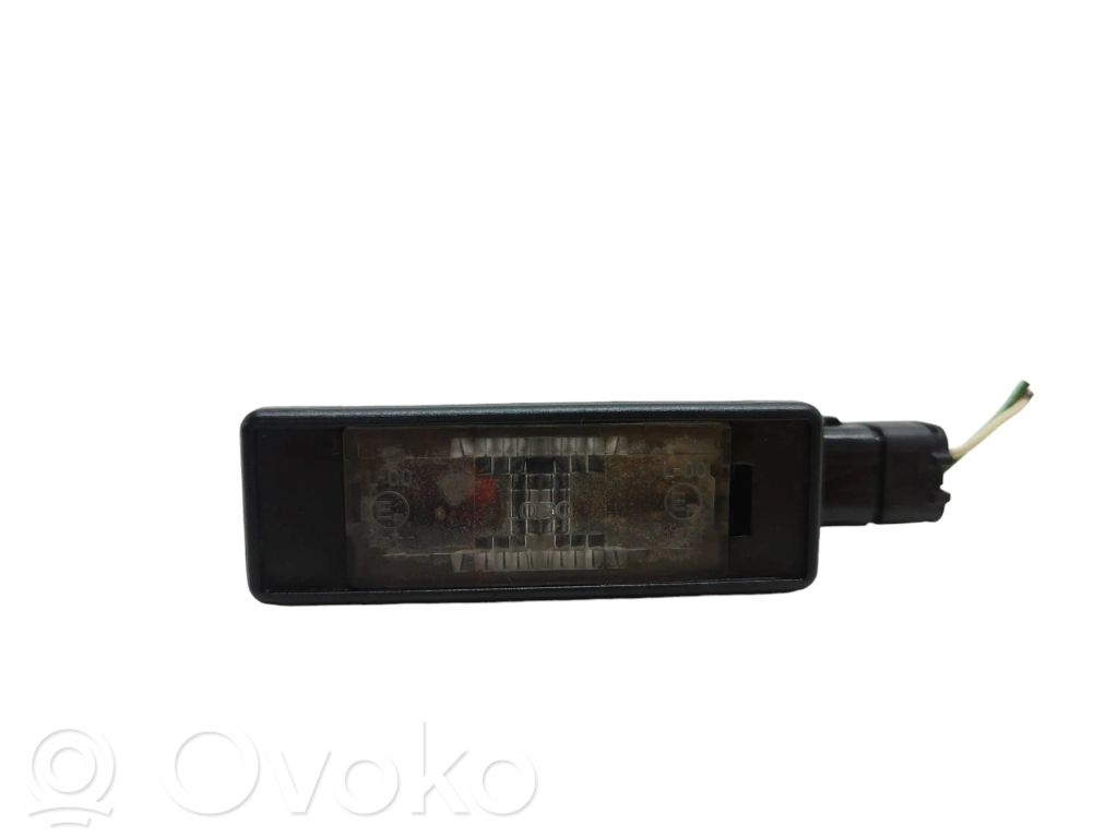 Citroen C3 Lampa oświetlenia tylnej tablicy rejestracyjnej 