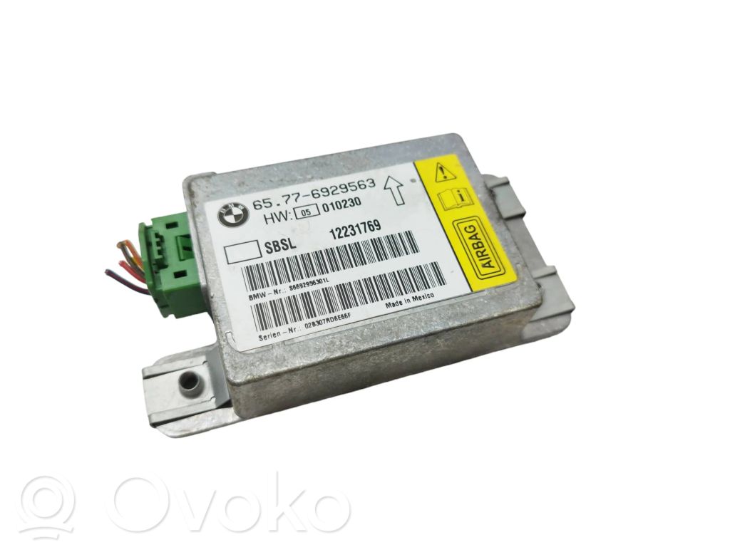 Turvatyynyn ohjainlaite/moduuli   6929563,12231769