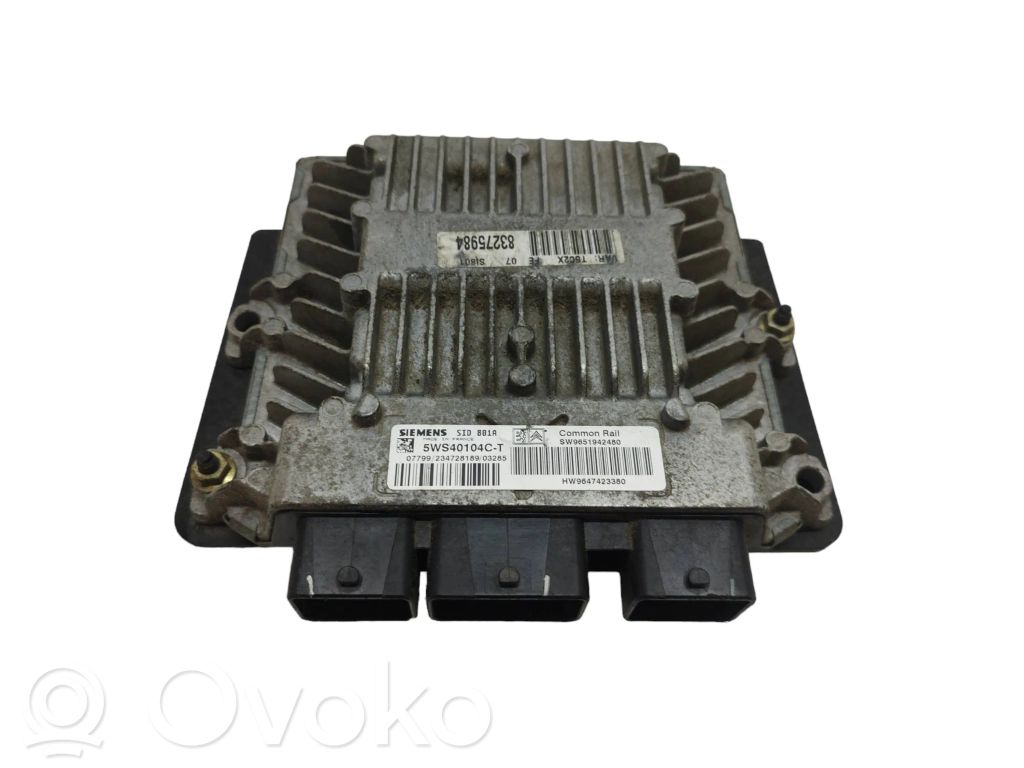 Peugeot 307 Engine control unit/module 
