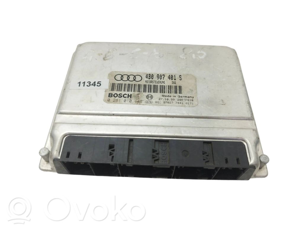 Motorsteuergerät/-modul   4B0907401S,0281010148