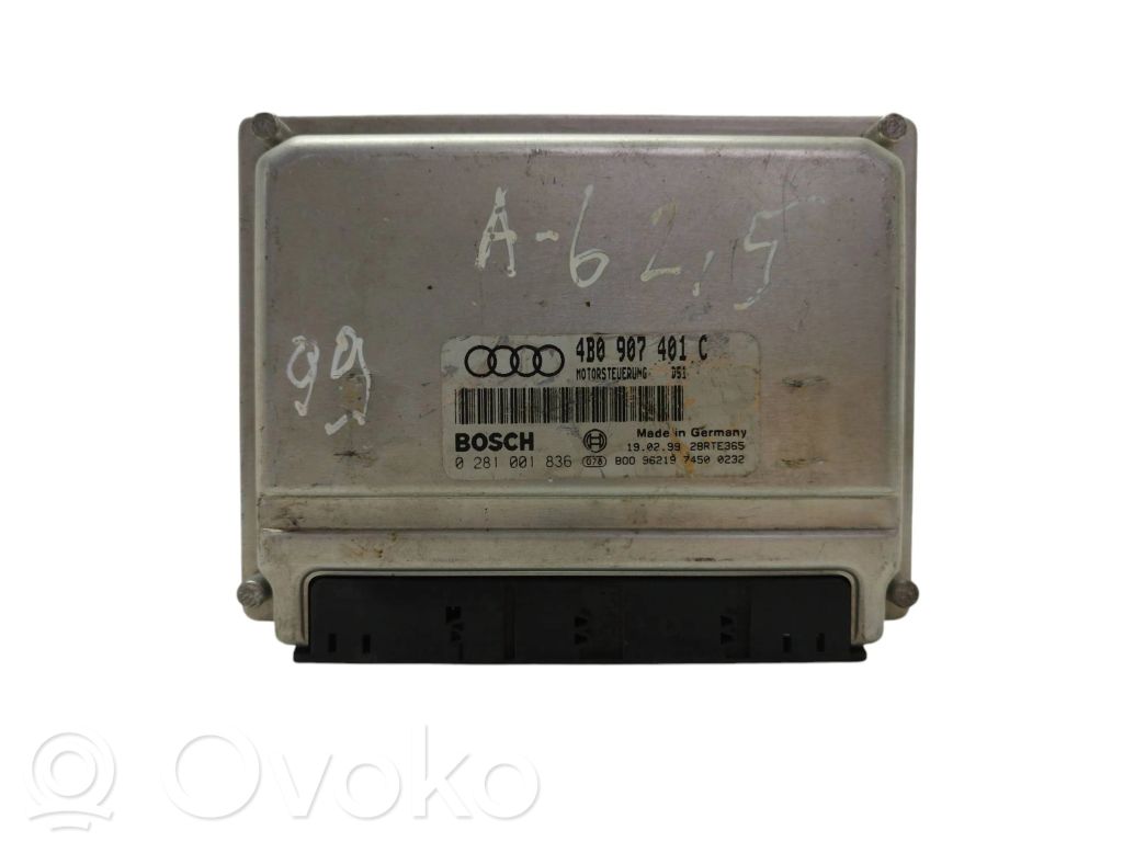 Audi A6 S6 C5 4B Centralina/modulo del motore 