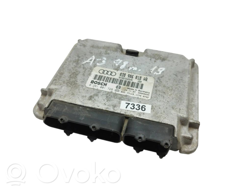 Engine control unit/module   038906018AR,0281001728