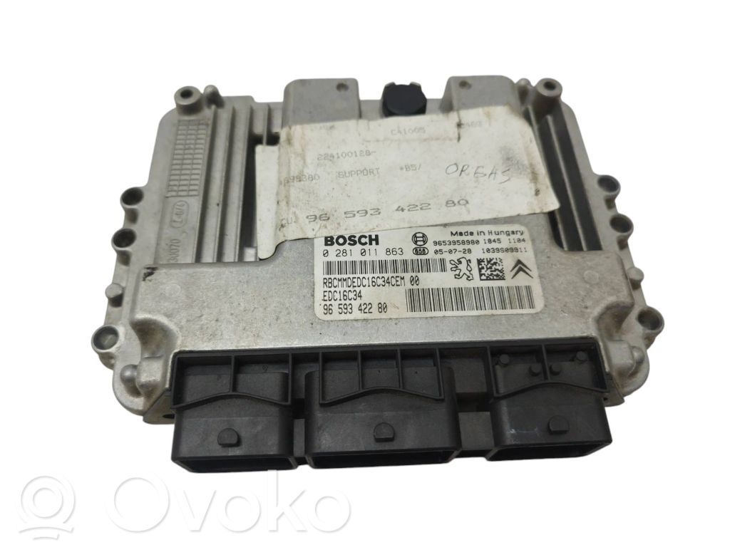 Unitate/modul de control motor   9659342280,9653958980,0281011863,224100128