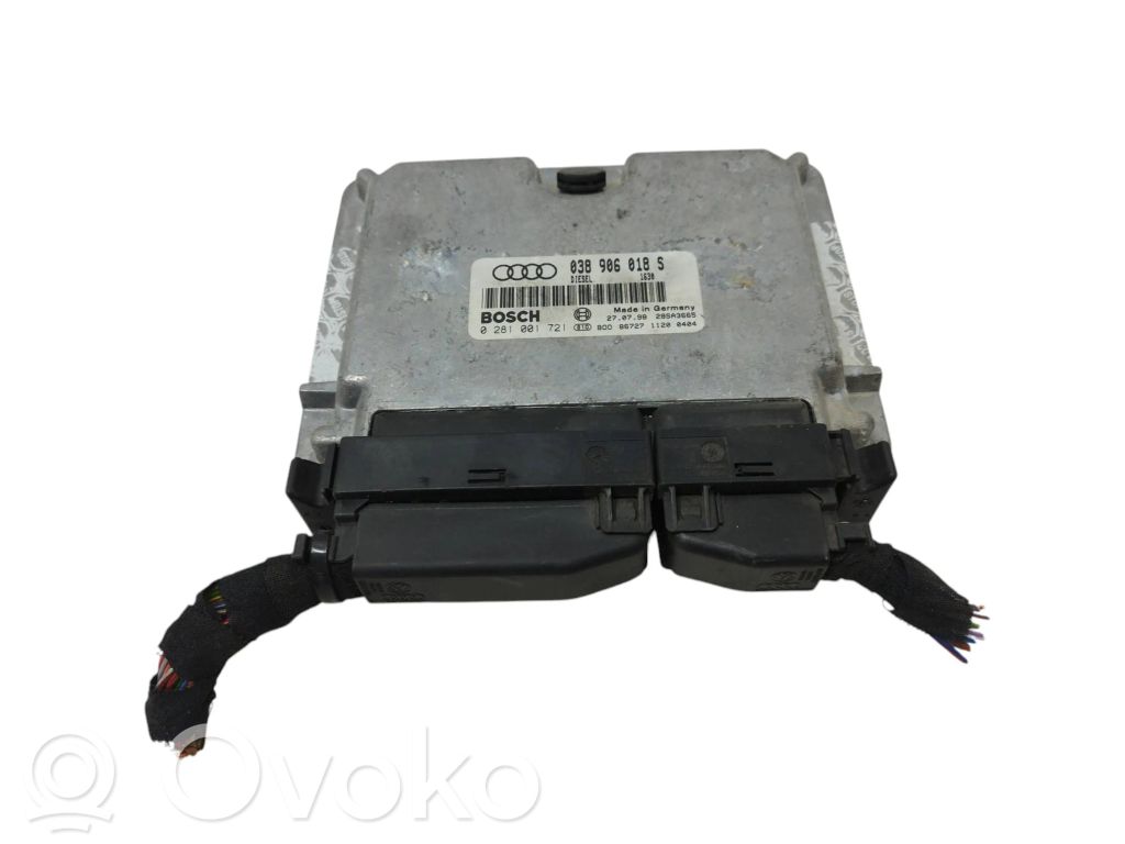Engine control unit/module   038906018S,0281001721,28SA3665
