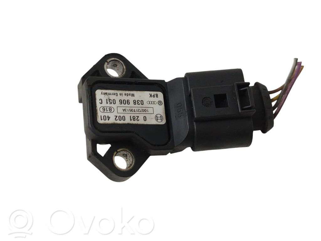 Luftdrucksensor   038906051C,0281002401,100721T0513A,03G906051E,03G906051F,03G906051M,1136735,1209552,38906051C,38906051D,3M219E928AA,7L6145795AB,7L6145795L,7L6145795R